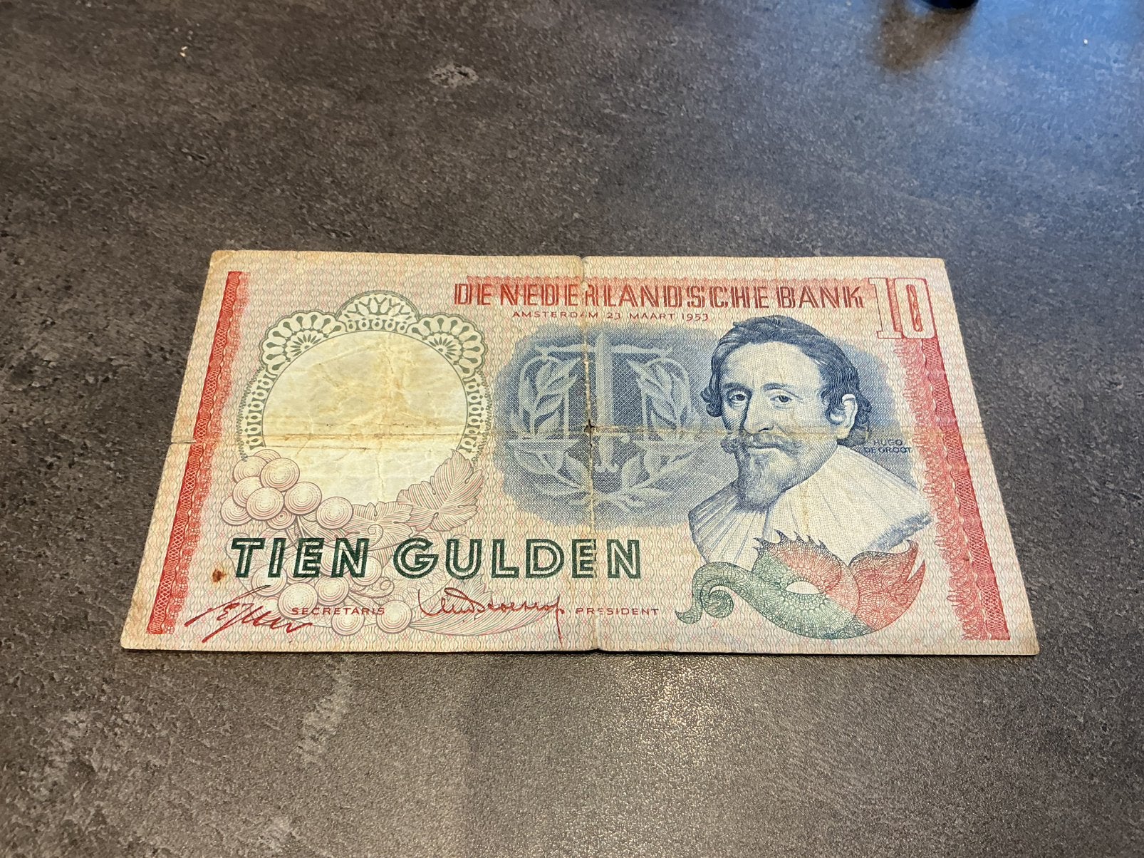 Nederland 10 gulden 1953, Ophalen of Verzenden, 10 gulden