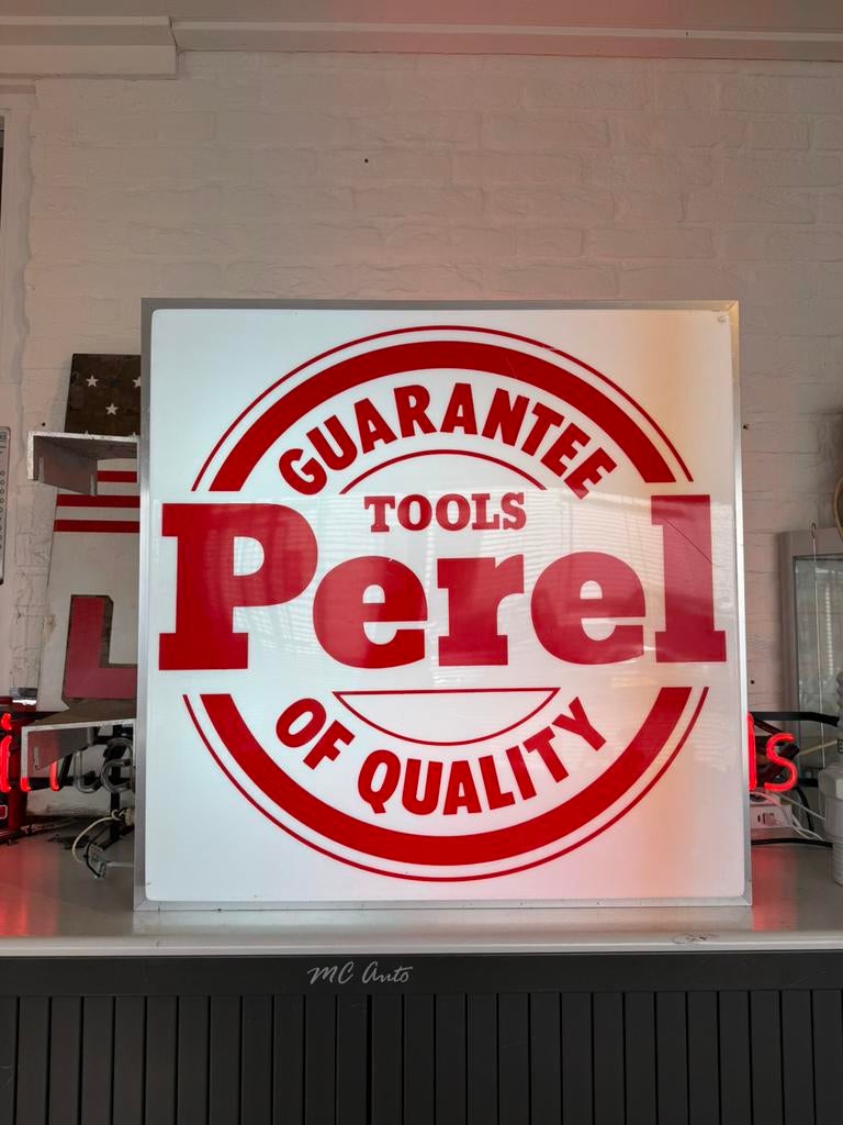 Boîte à lumière publicitaire Perel Tools, Enlèvement, Utilisé, Table lumineuse ou lampe (néon)