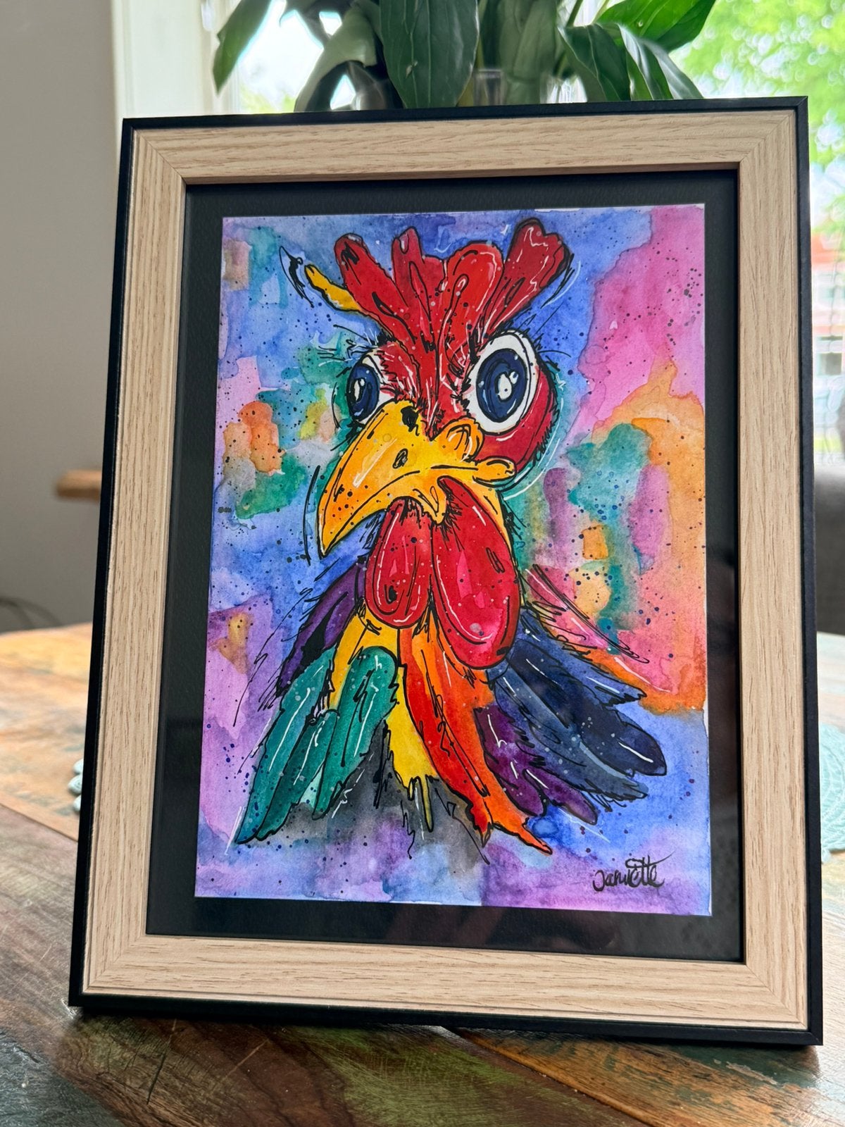Aquarel kunst Haan, Verzenden