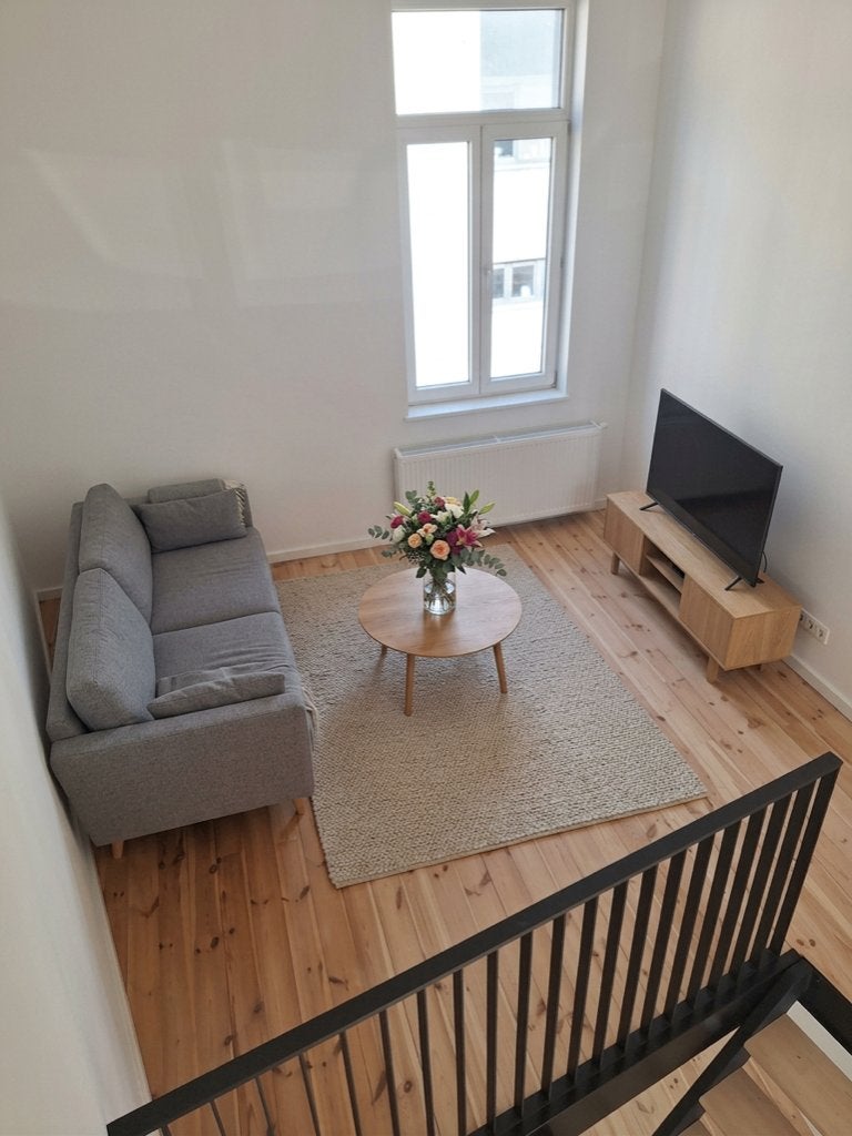 À louer : maison mitoyenne économe en énergie à Courtrai, 114 m², Maison 2 façades, Province de Flandre-Occidentale, 136 kWh/m²/an