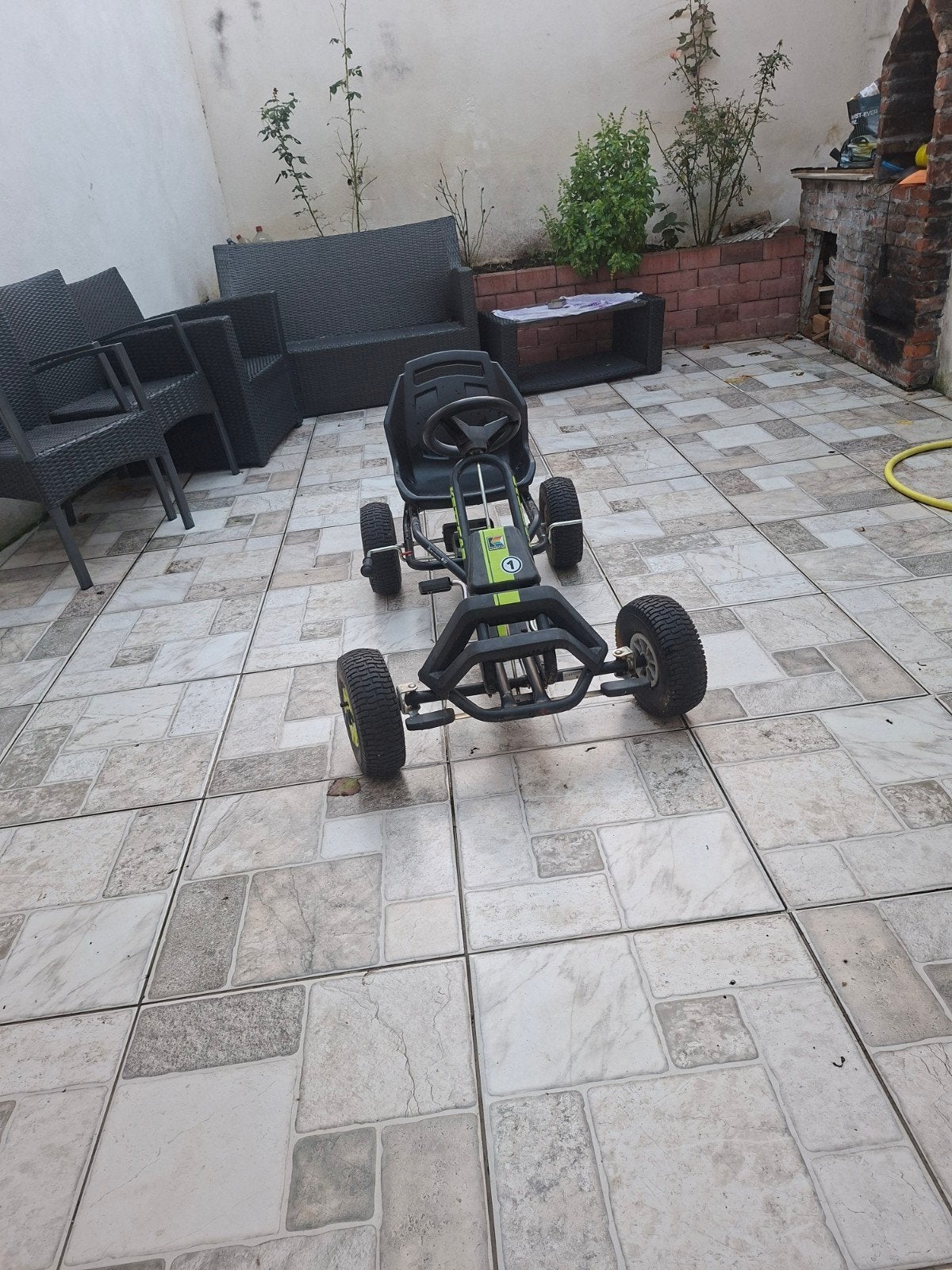 Go-kart met 4 wielen, Fietsen en Brommers, Huif, Trommelrem, Ophalen, Overige merken