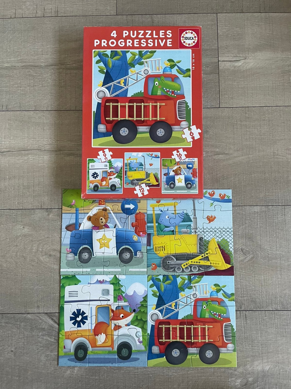Puzzel - voertuigen, Kinderen en Baby's, Ophalen, 10 tot 50 stukjes, Zo goed als nieuw, 2 tot 4 jaar