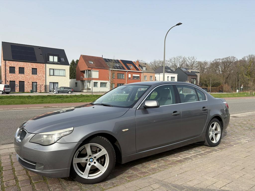 BMW 520D | 206 Dkm |Diesel | 2008 |Automaat|Export Of handel, Entreprise, Entretenue par le concessionnaire, Noir, 5 portes