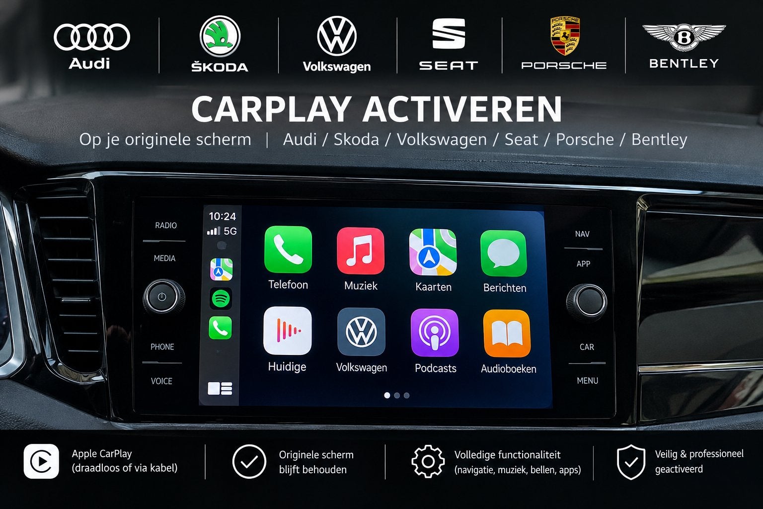 Apple Carplay Activeren, Ophalen of Verzenden, Zo goed als nieuw