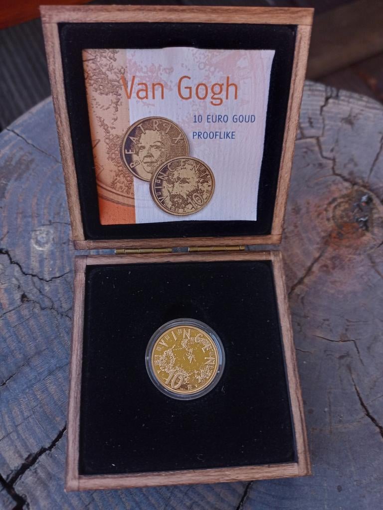 Gouden van gogh, Postzegels en Munten, Ophalen, Overige landen, Goud, 10 euro