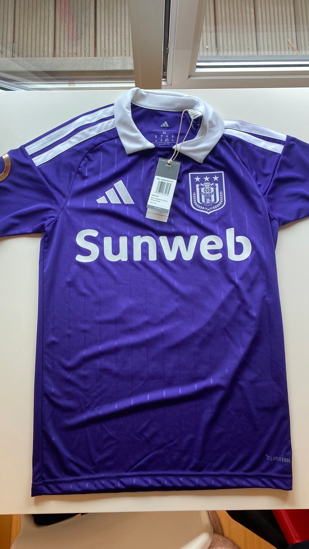 Maillot RSCA 26/27, Taille XS ou plus petite, Enlèvement ou Envoi, Neuf, Maillot