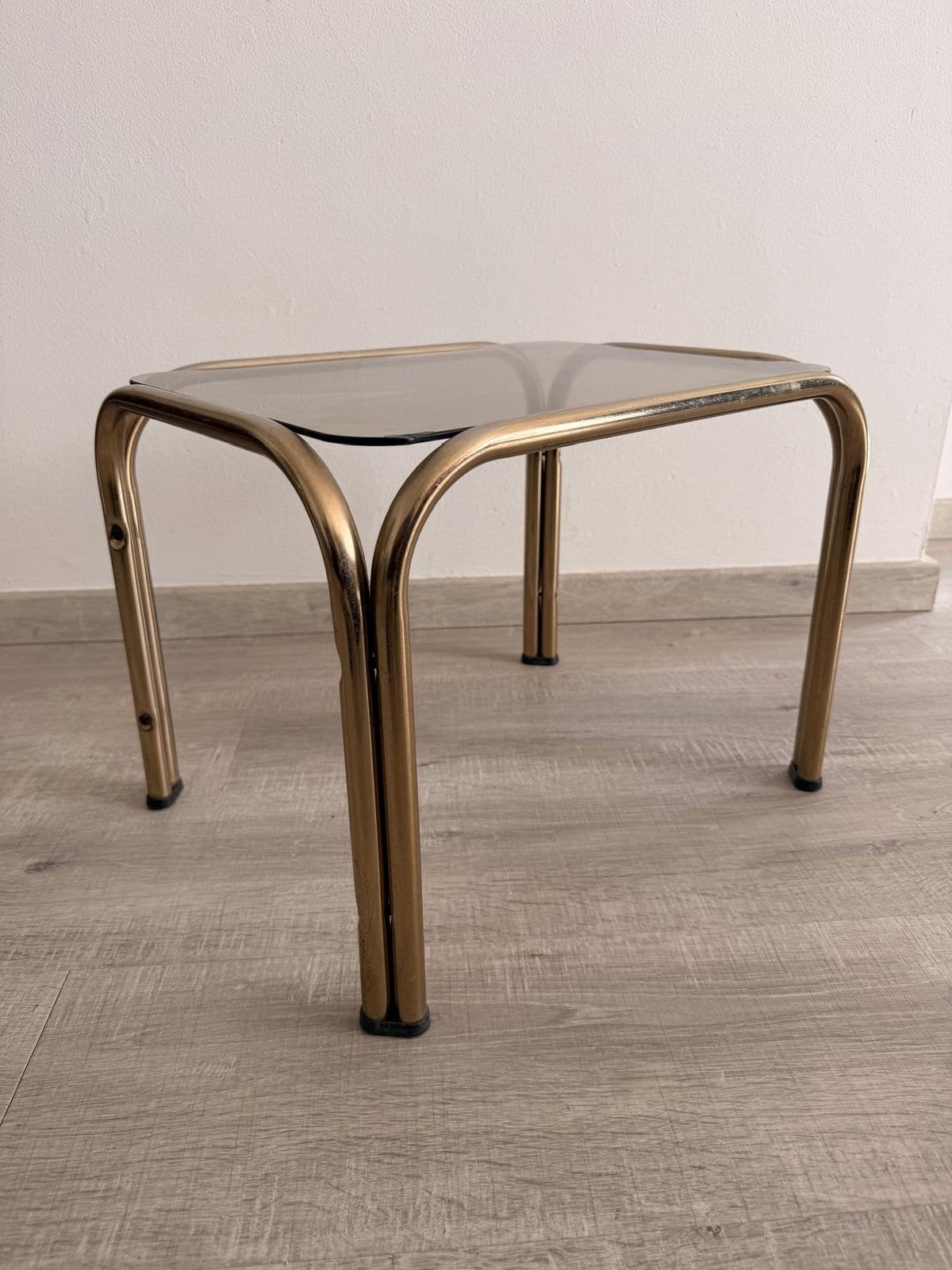 Bijzet tafeltje  in chrome, Maison & Meubles, Tabourets, Enlèvement, Utilisé, Matériaux autres