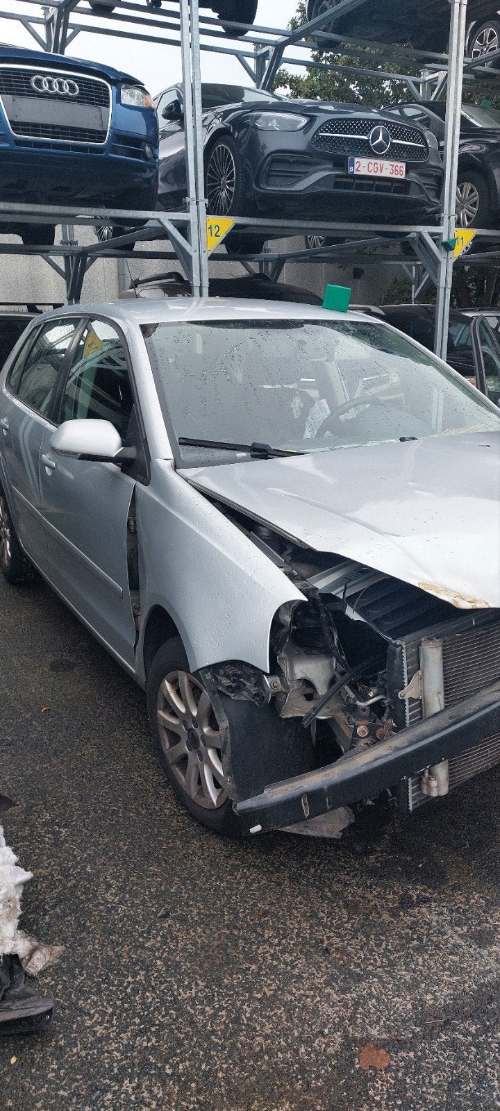 VW Polo automatique 2008, Argent ou Gris, Volkswagen, Automatique, Enlèvement