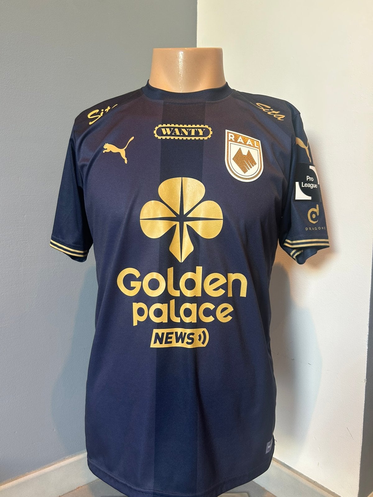 Raal La Louviere wedstrijdshirt, jersey, meerdere truien, Sport en Fitness, Verzenden, Zo goed als nieuw, Shirt