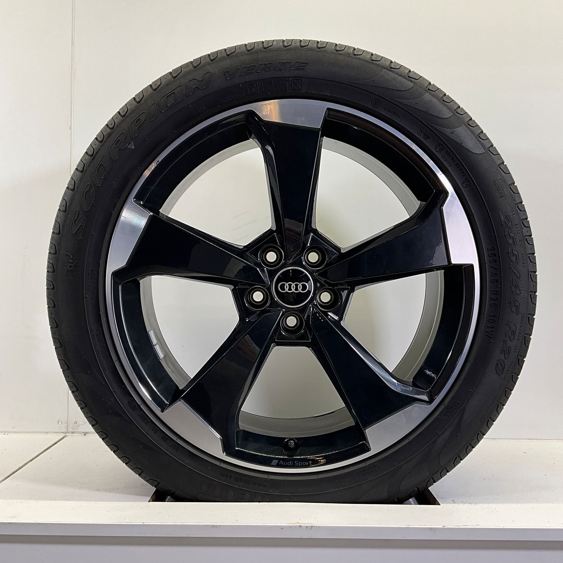 AUDI SQ5 Q5 SET VELGEN + ZOMERBANDEN 20 INCH, Auto-onderdelen, Banden en Velgen, Gebruikt, 255 mm, -, -