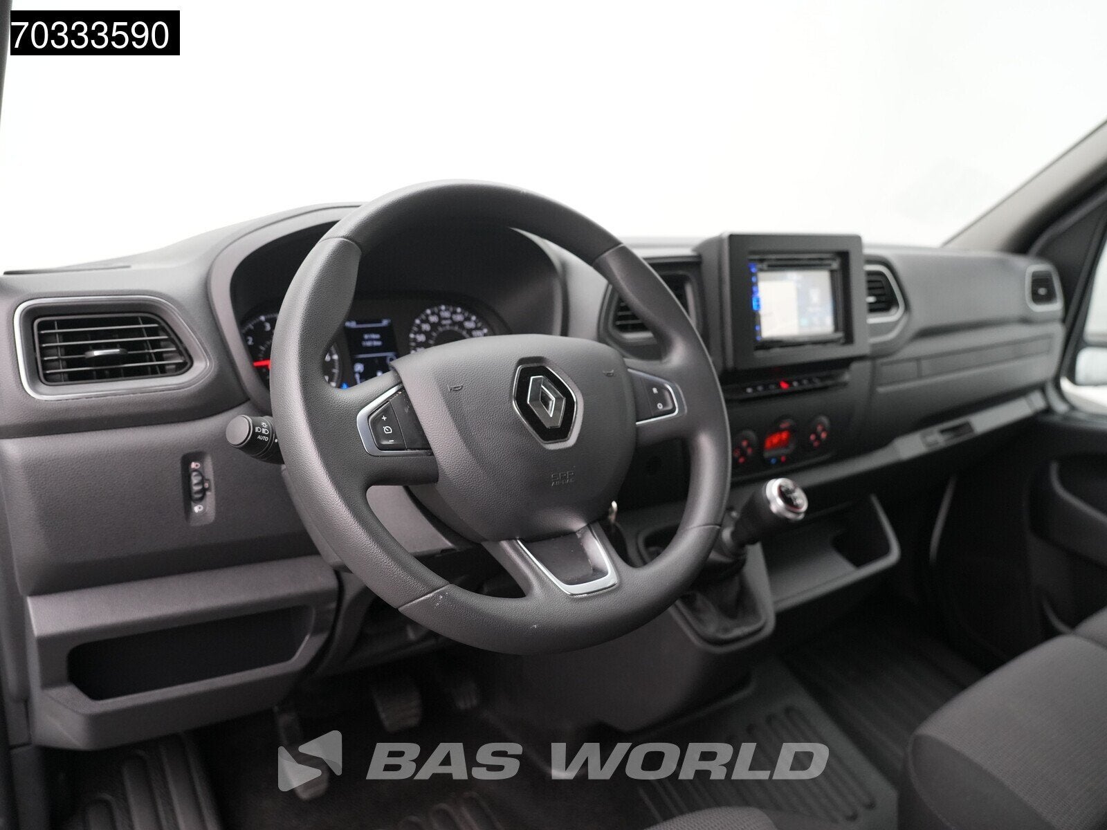 Renault Master 150PK L3H2 150PK LED Airco Cruise Navi Parkee, Auto's, Multifunctioneel stuurwiel, Stof, Gebruikt, 4 cilinders