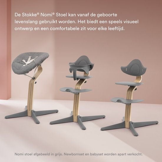 STOKKE -Nomi stoel + Newborn Set + Baby Set, Kinderen en Baby's, Ophalen, Zo goed als nieuw, Aanschuifbaar
