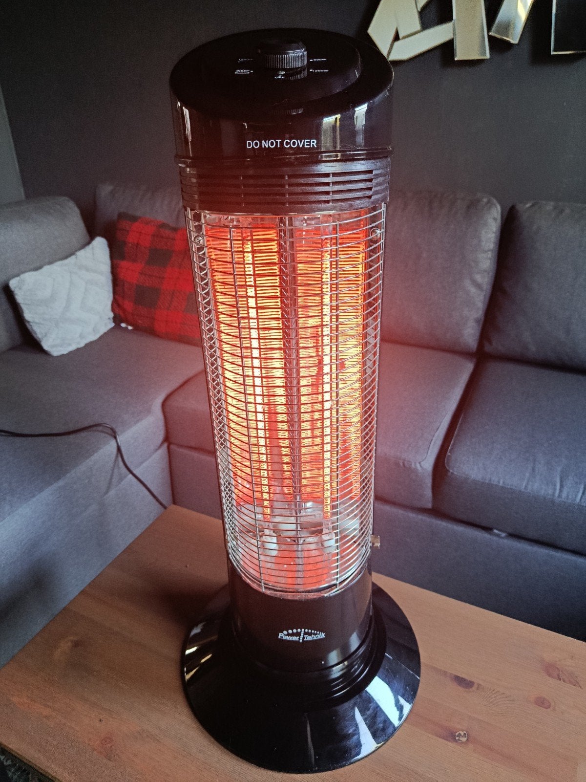Chauffage électrique 1200w, Bricolage & Construction, Enlèvement, Comme neuf, 800 watts ou plus, Radiateur