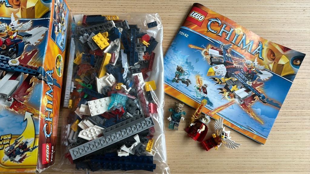 Lego Chima 70142, complet, Enlèvement ou Envoi, Lego, Ensemble complet, Instructions incluses