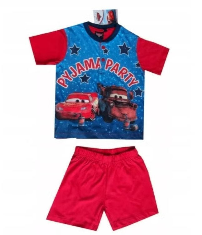 Disney Cars Shortama Rood - Maat 98 - 110 - 116 - 122 - 128, Kinderen en Baby's, Nacht- of Onderkleding, Disney Cars, Nieuw, Ophalen of Verzenden