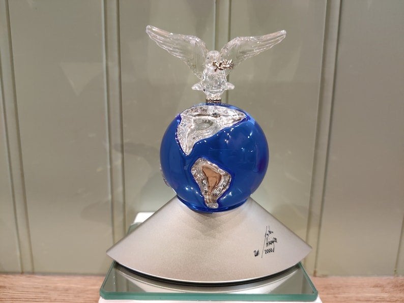 crystal planet de swarovski année,  signée par son designer, Collections, Enlèvement ou Envoi
