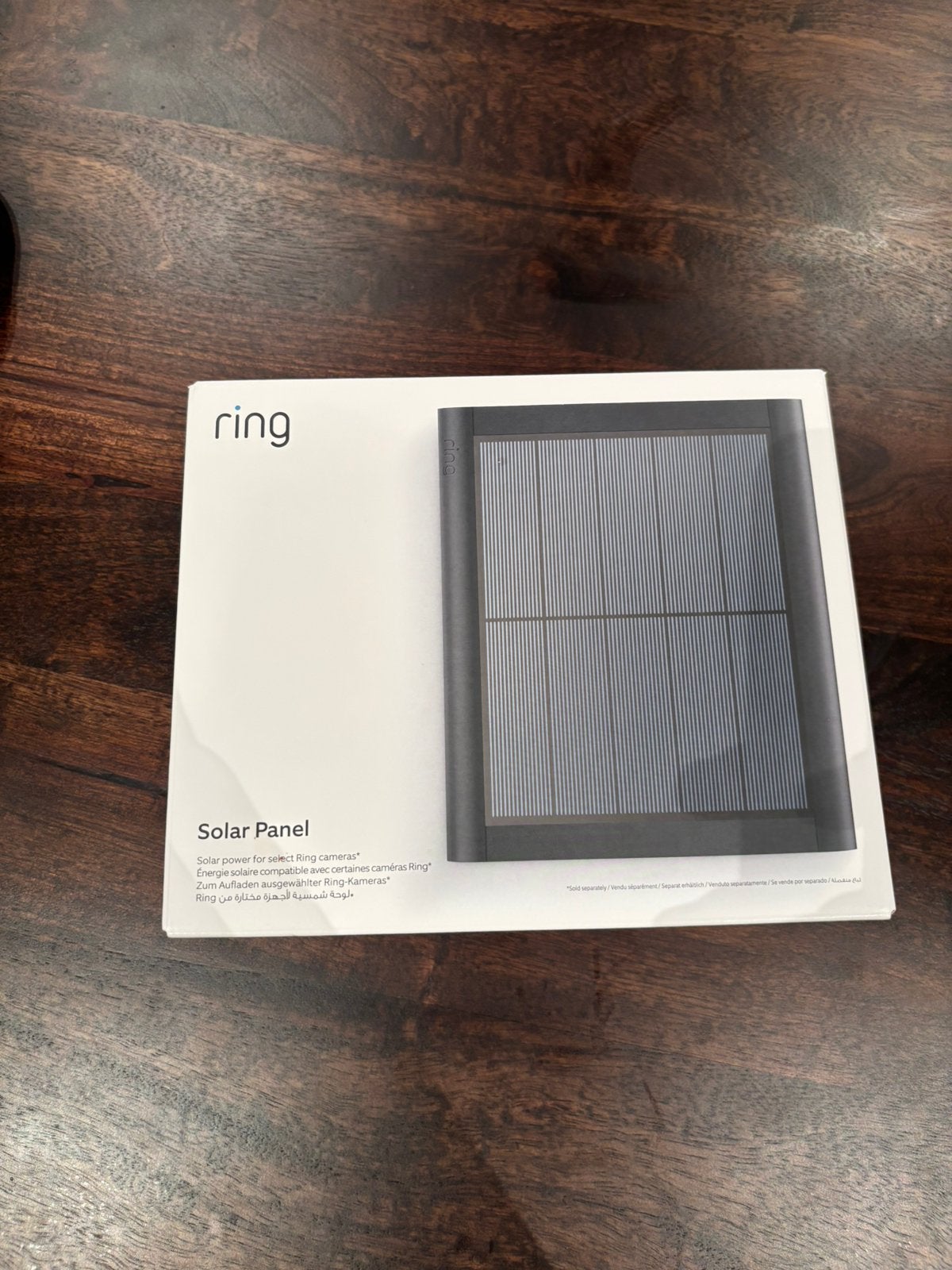 Ring zonnepaneel USB C zwart NIEUW, Doe-het-zelf en Bouw, Zonnepanelen en Toebehoren, Ophalen of Verzenden, Zo goed als nieuw