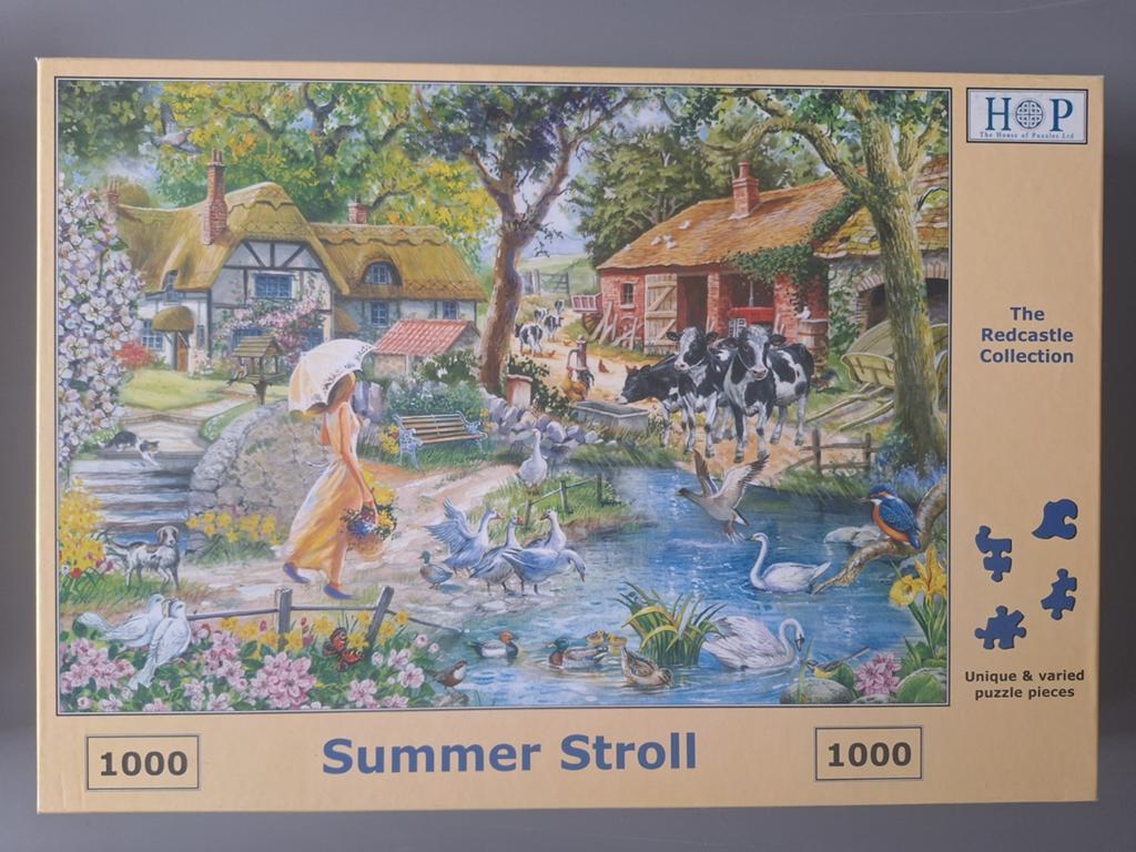 Puzzel 1000 stukjes, Hobby en Vrije tijd, Denksport en Puzzels, Ophalen, 500 t/m 1500 stukjes, Zo goed als nieuw, Legpuzzel