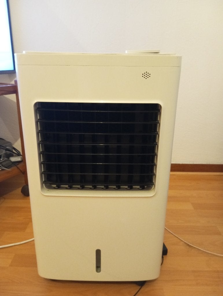 Luchtverfrisser-ventilator-luchtbevochtiger, Elektronische apparatuur, Ventilatoren, Zo goed als nieuw, Overige, Ventilator met afstandsbediening