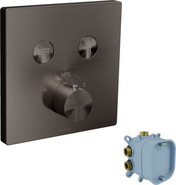 Inbouw thermostatische kraan met 2 uitgangen en regendouche, Ophalen, Nieuw, Douche
