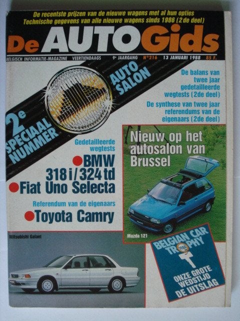 AutoGids 216, Livres, Autos | Brochures & Magazines, Envoi, Utilisé, Général