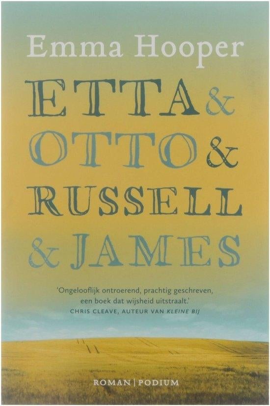 Te Koop Boek ETTA & OTTO & RUSSELL & JAMES Emma Hooper, Ophalen of Verzenden, Zo goed als nieuw, Emma Hooper