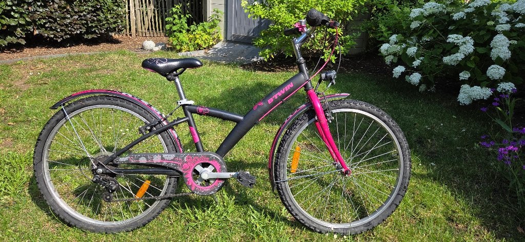 Vélo 24 pouces Btwin pour fille, B-twin, Vitesses, Enlèvement, Utilisé