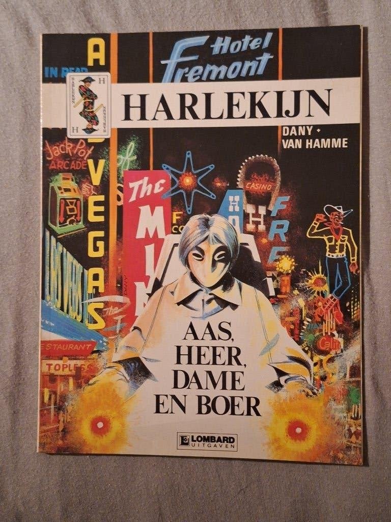 Harlekijn 2: aas, heer, dame en boer, Eén stripboek, Ophalen of Verzenden, Zo goed als nieuw