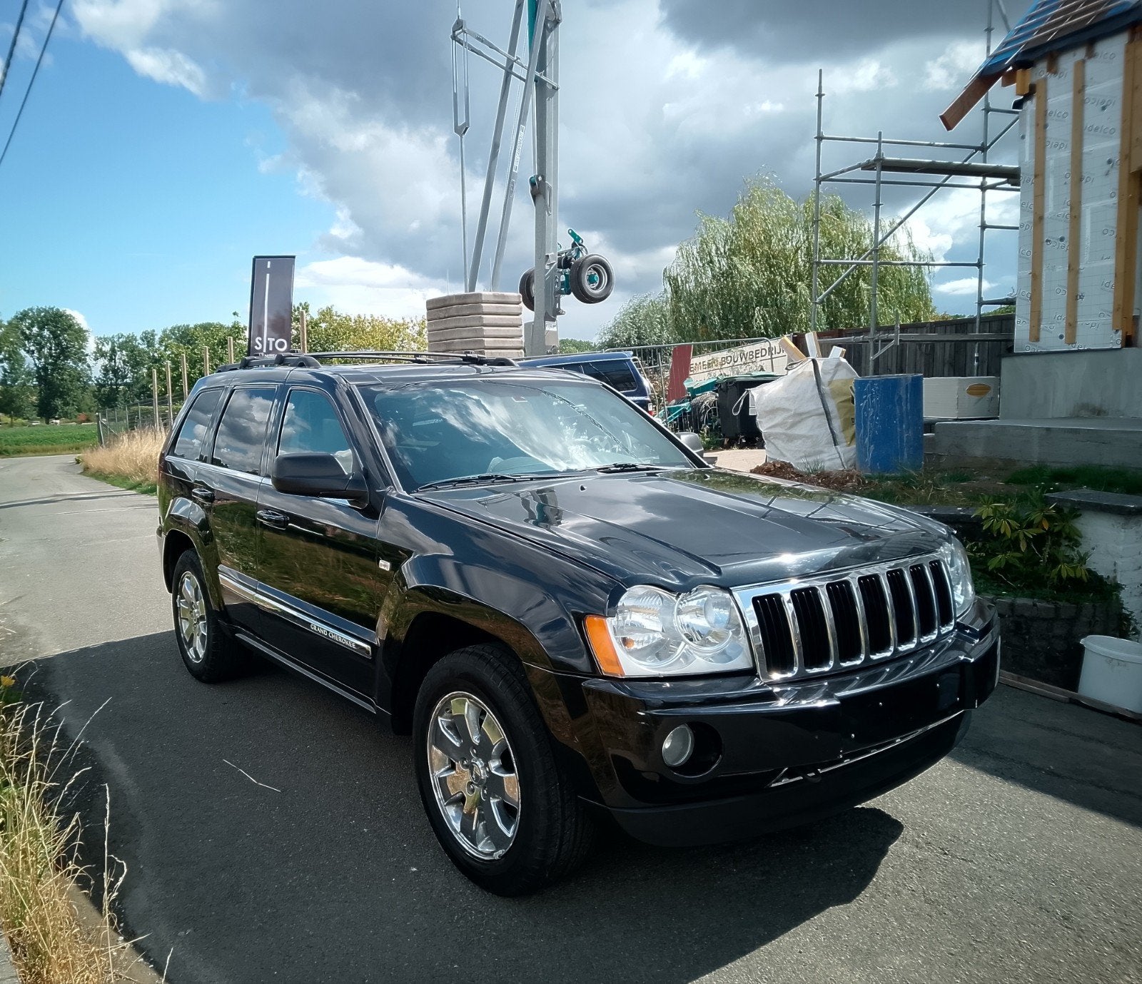Jeep Grand Cherokee WK 5.7 hemi lichte vracht lpg, Automaat, 8 cilinders, Zwart, Leder