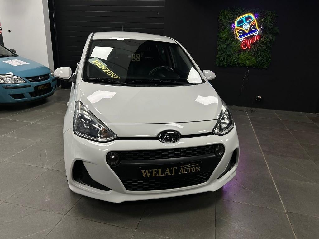 HYUNDAI i10 BENZINE 2017 TOPSTAAT, Bluetooth, Wit, Bedrijf, I10
