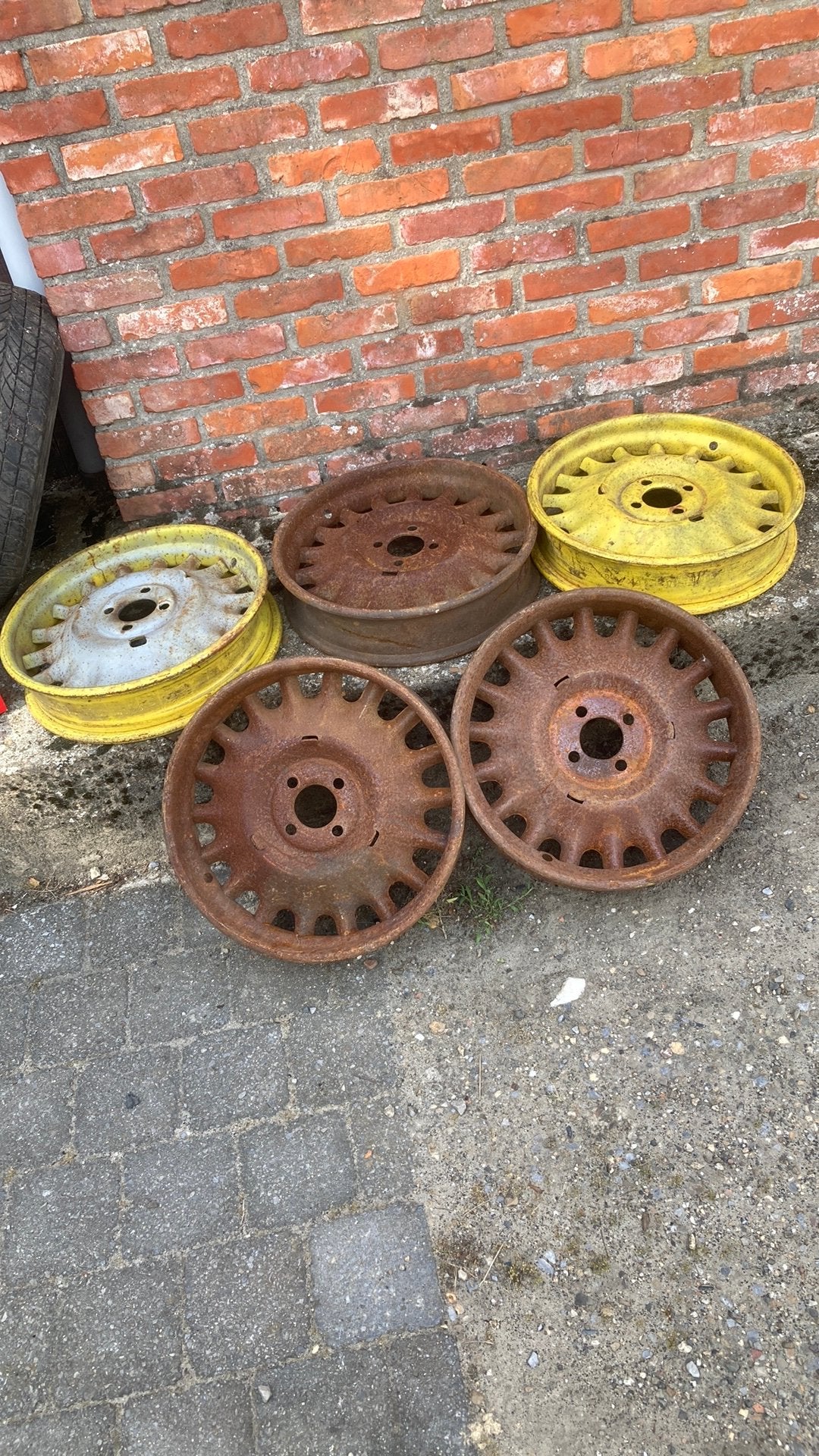 Velgen voor simka 6 of ballilla fiat, Auto-onderdelen, Ophalen, Gebruikt, Velg(en)