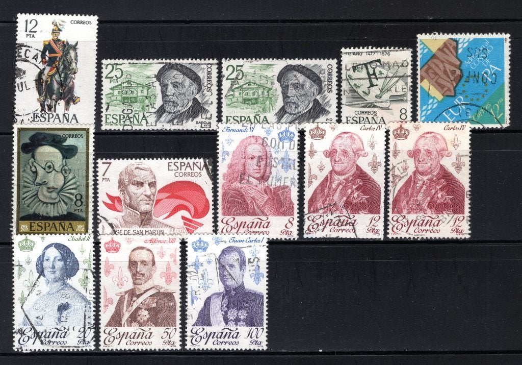 SPANJE Lot 1978 gestempeld, Verzenden, Gestempeld
