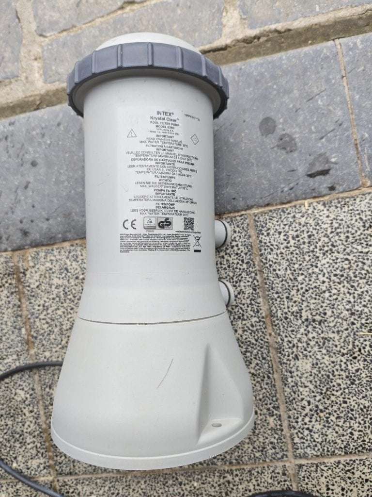 Intex filterpomp 638G, inclusief 4 nieuwe filters, Tuin en Terras, Ophalen, Gebruikt, Filter