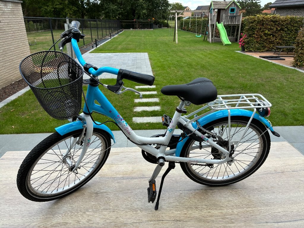 BNB meisjesfiets 20 inch – Blauw / Wit, Vitesses, Frein sur jante, BNB, Utilisé