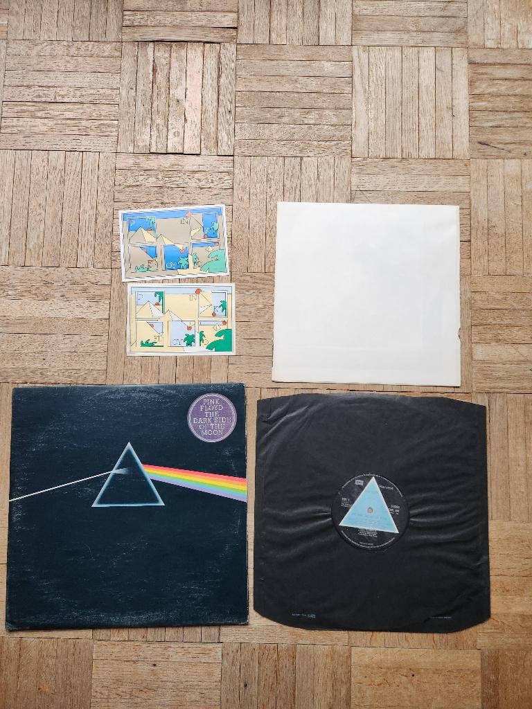DARK SIDE OF THE MOON LP ORIGINAL 1973 PINK FLOYD, 12 pouces, Progressif, 1970 - 1979, Enlèvement