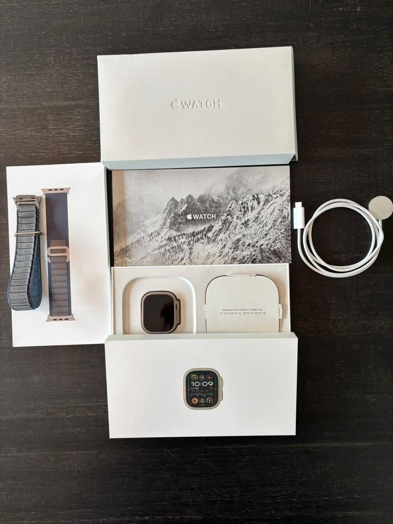 Apple Watch Ultra 2 49 mm, Bijoux, Sacs & Beauté, Étanche, Gris, Apple Watch, IOS