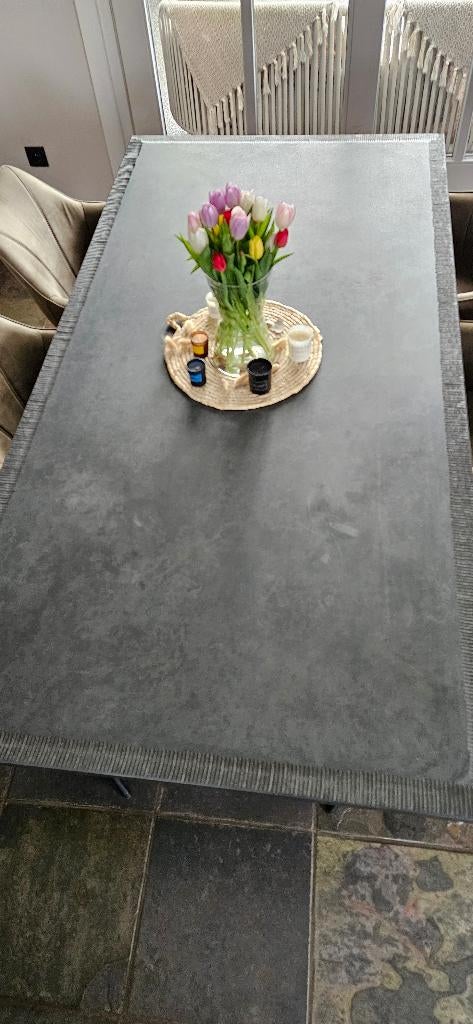 Eetkamertafel, Huis en Inrichting, Ophalen, Overige materialen, 50 tot 100 cm, Zo goed als nieuw