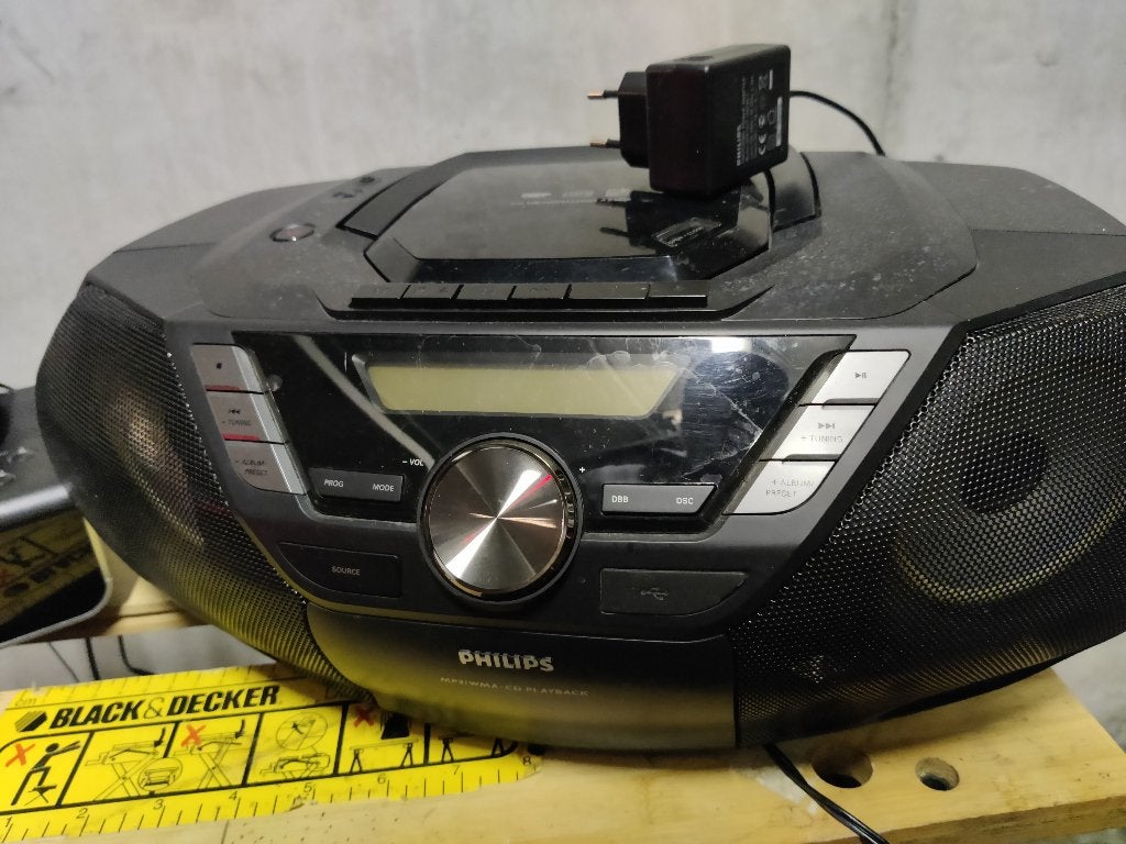 radio cassette cd speler, Ophalen, Zo goed als nieuw, Radio, Met cd-speler