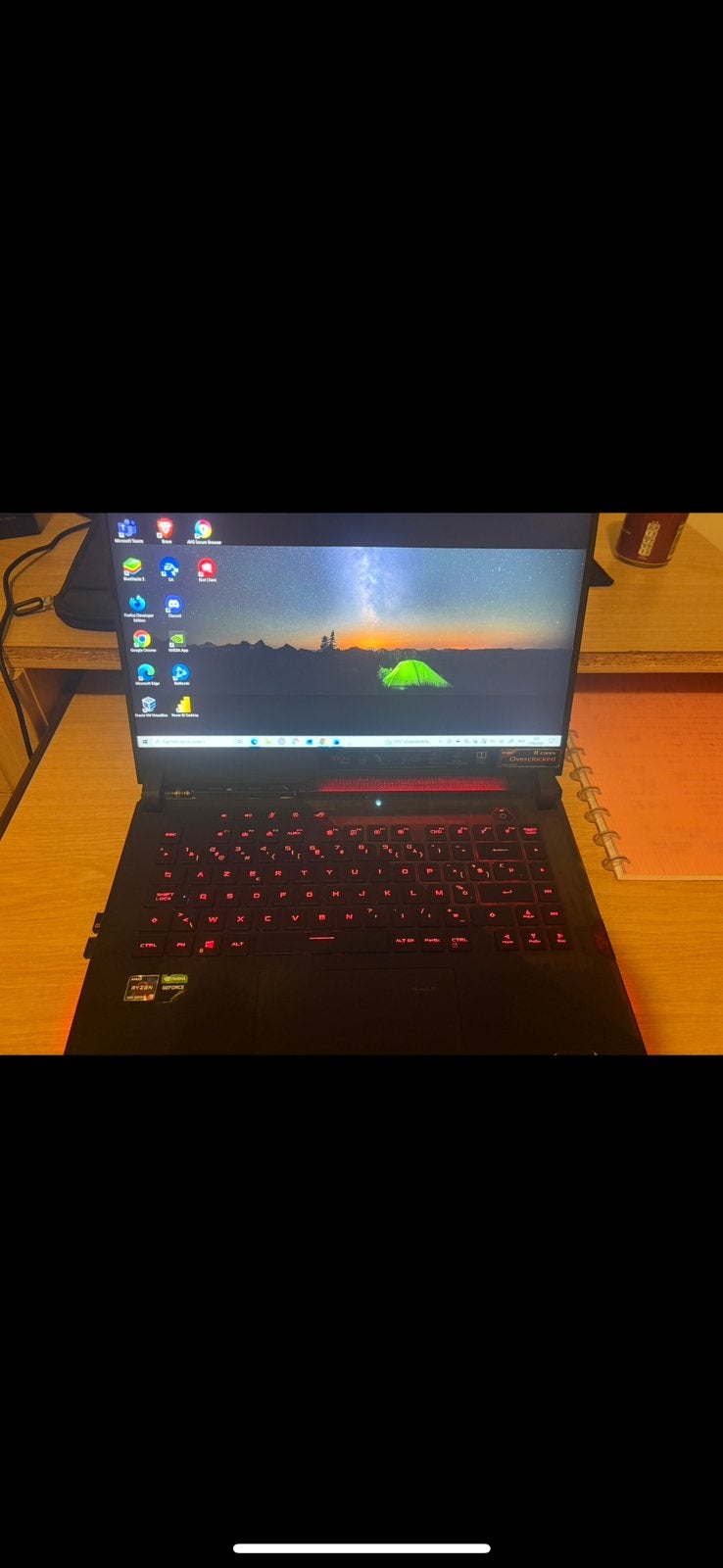 Laptop gaming asus rog, Computers en Software, Ophalen, Met videokaart, 8 GB, Zo goed als nieuw