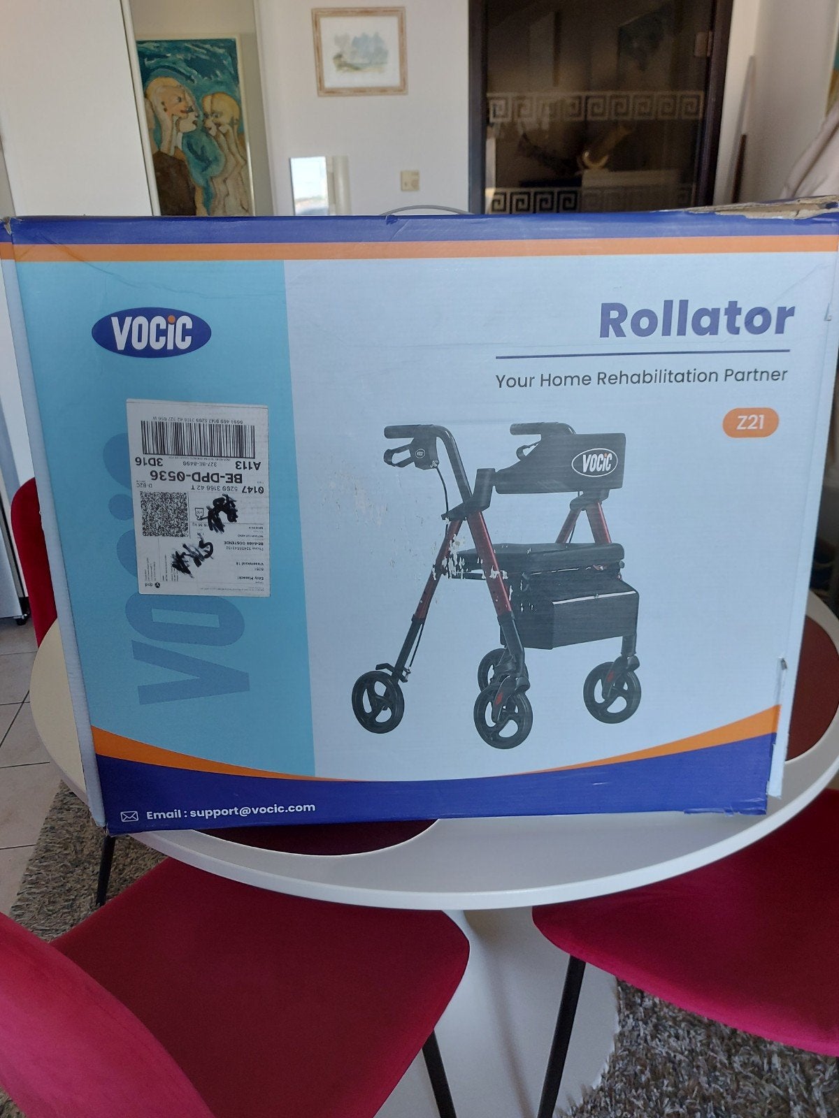Rollator splinternieuw, Enlèvement, Pliable, Neuf