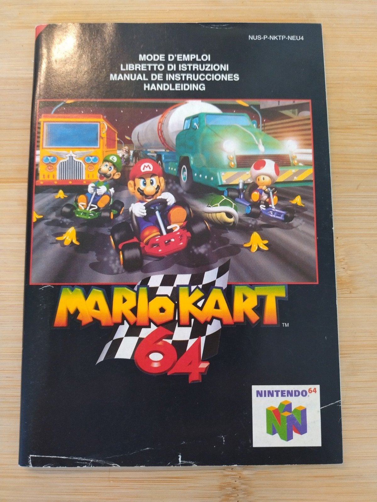 Manuel d'instructions de Mariokart 64, Consoles de jeu & Jeux vidéo, Enlèvement ou Envoi