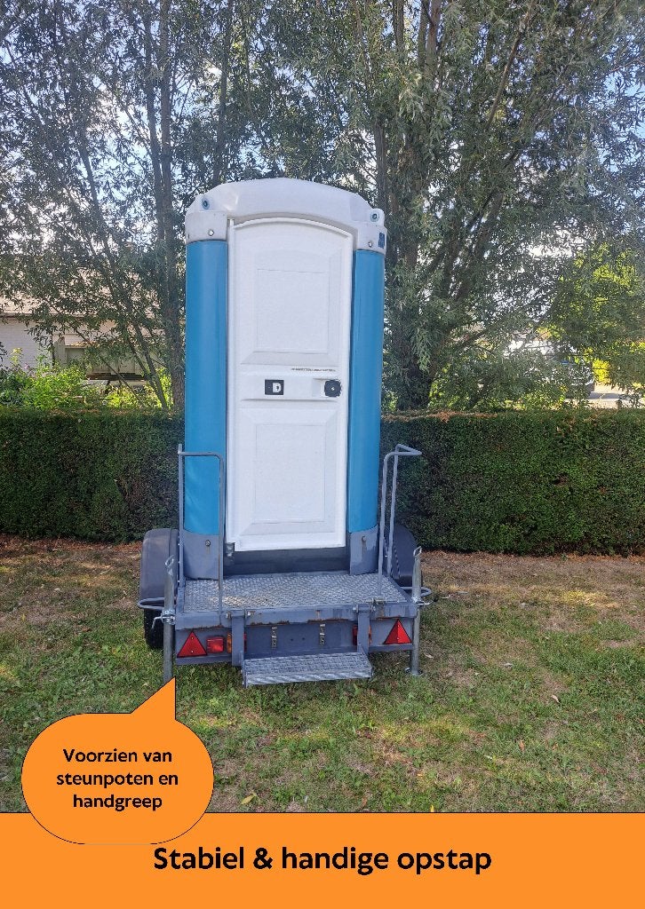 TE HUUR | Toiletwagen - mobiel toilet - WC wagen, Hobby en Vrije tijd, Ophalen, Zo goed als nieuw