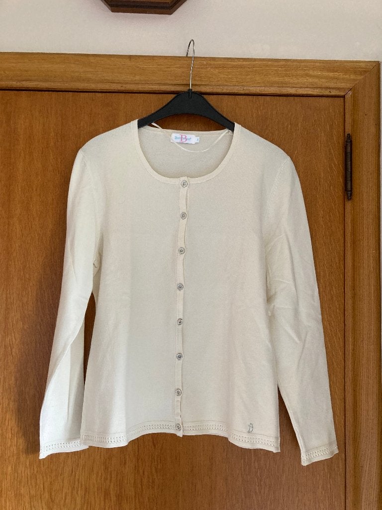 Gebroken wit/ecru cardigan, Bellisimo, maat Medium (M), Maat 38/40 (M), Overige kleuren, Ophalen of Verzenden, Zo goed als nieuw