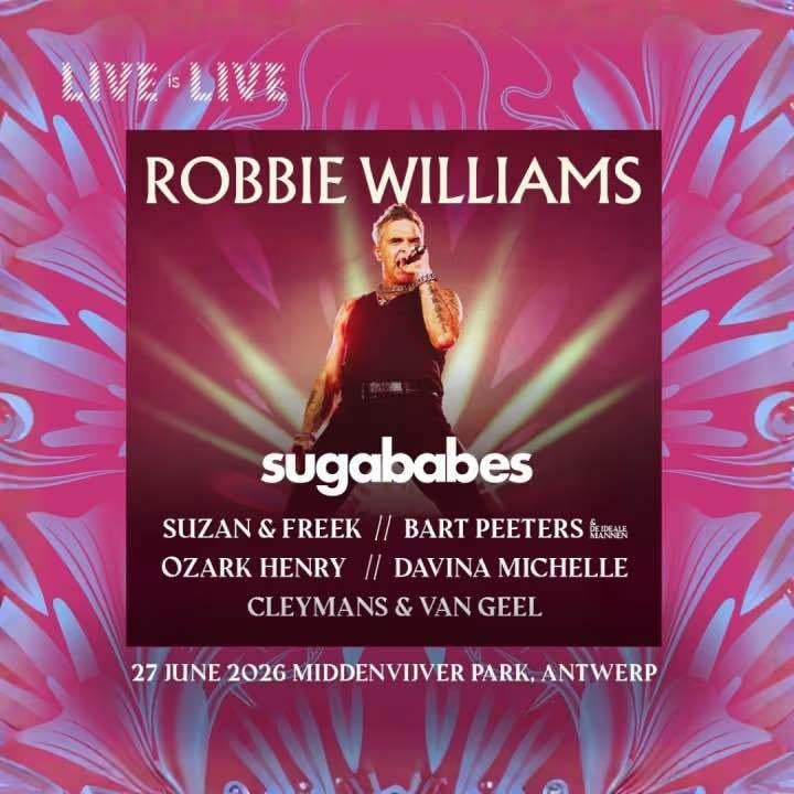 3(+1 gratis) tickets Robbie Williams (Live is Live), Tickets & Billets, Événements & Festivals, Trois personnes ou plus