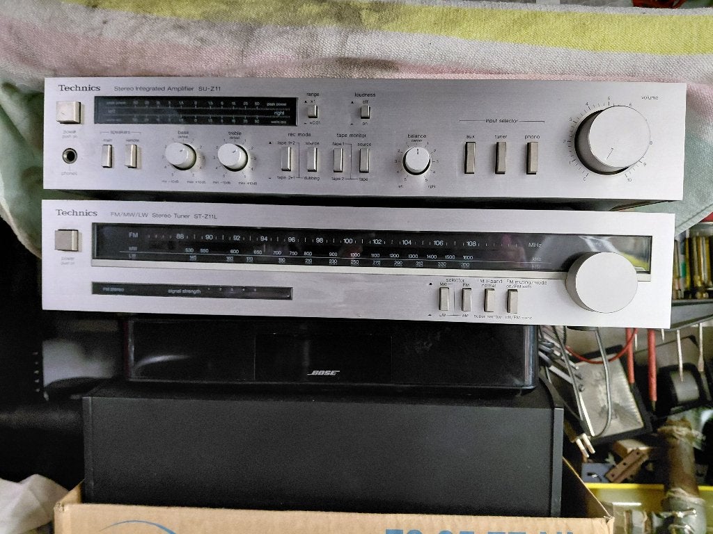 Technics versterker + tuner, Audio, Tv en Foto, Versterkers en Ontvangers, Gebruikt, Ophalen, Overige merken, Minder dan 60 watt