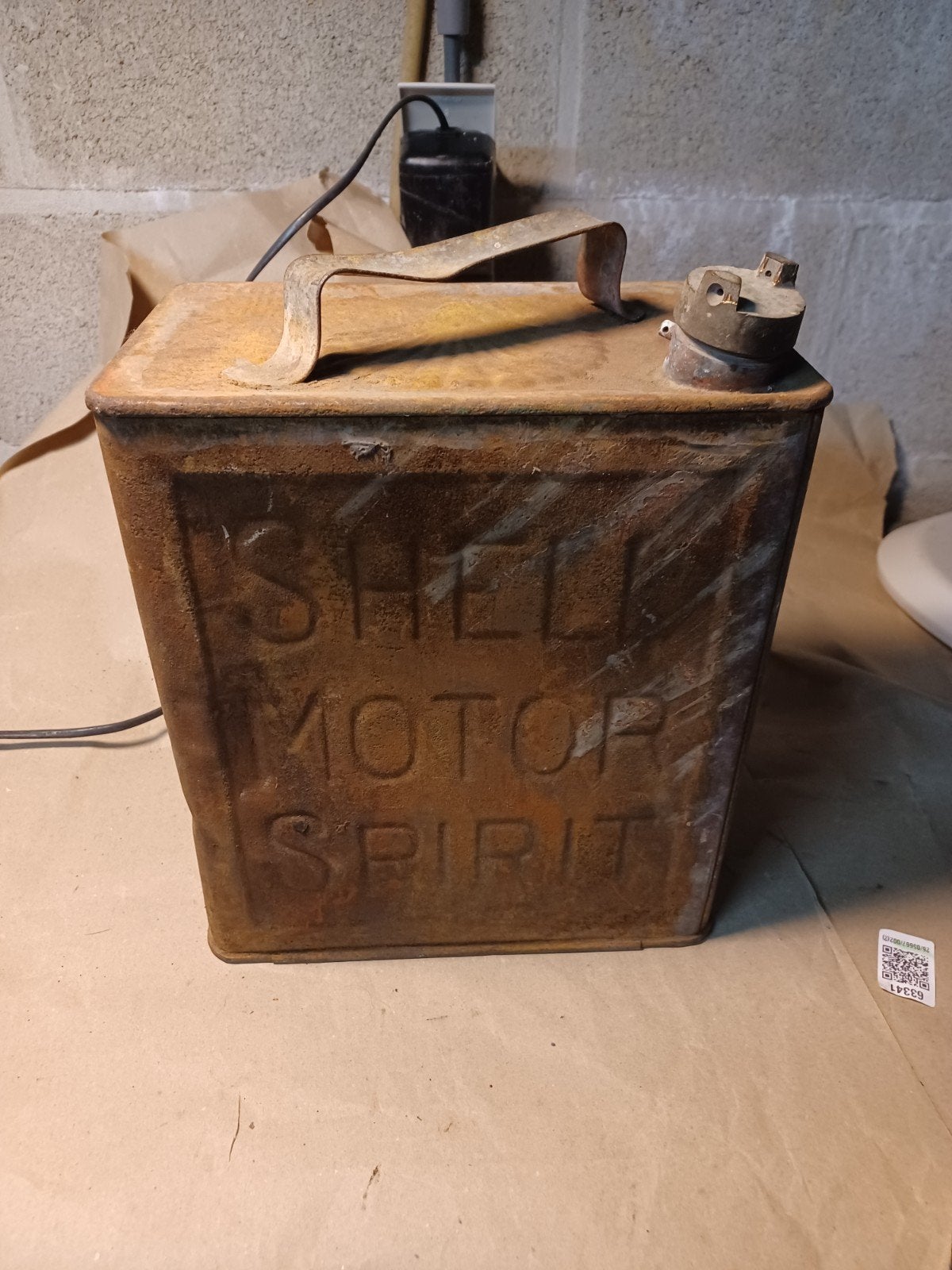 bidon 2 gallons SHELL avant guerre, Enlèvement ou Envoi, Utilisé, Autres types