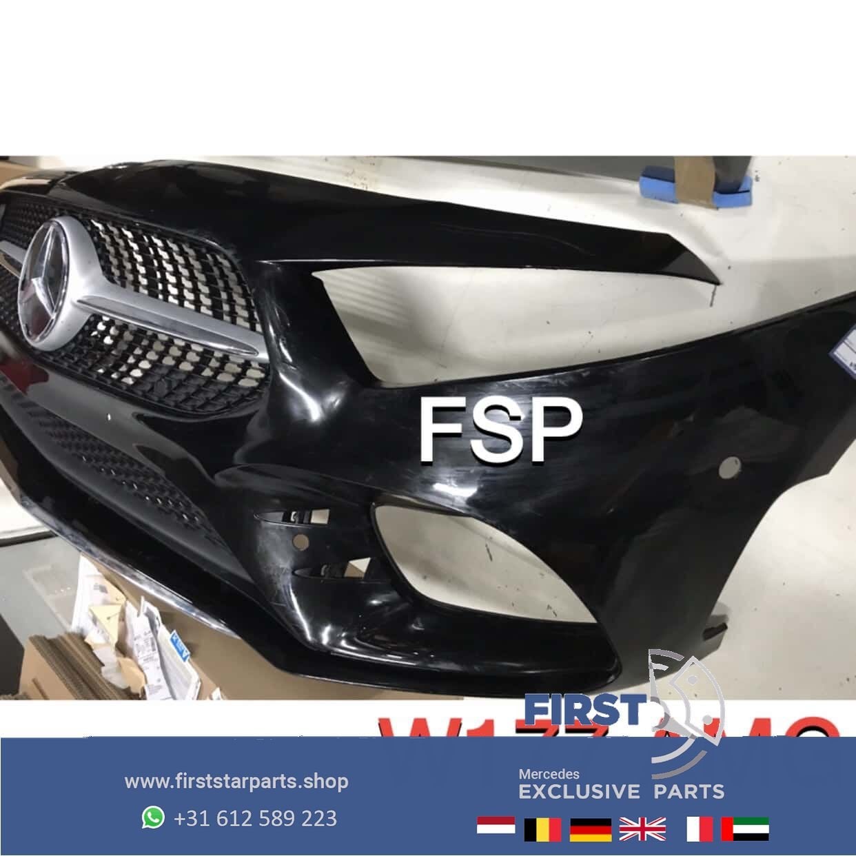 W177 A35 AMG Voorbumper Mercedes A Klasse 2018-2020 Originee, Gebruikt, -, Voor, Ophalen of Verzenden