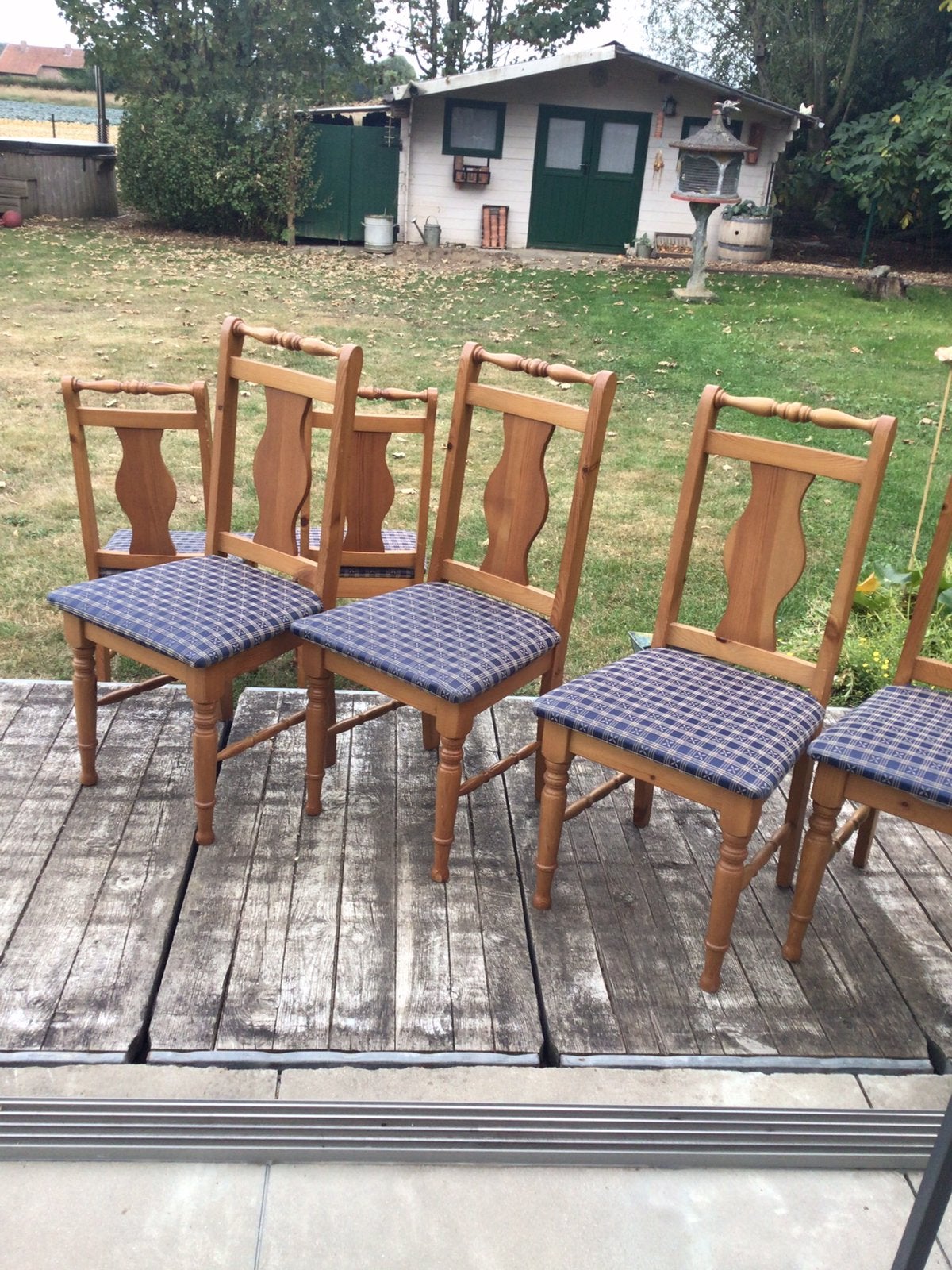 Tafel en 6 stoelen, Maison & Meubles, Tables | Tables à manger, 150 à 200 cm, Cinq personnes ou plus, Enlèvement, Utilisé