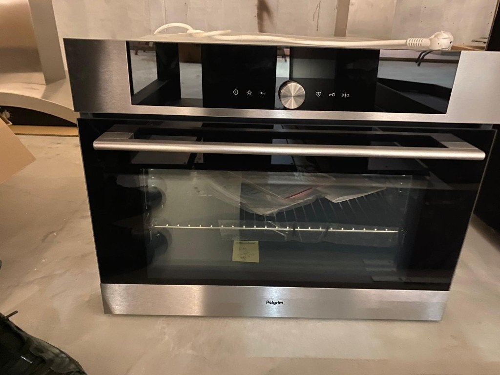 COMBI-OVEN 45 CM. Pelgrim in RVS met 2 jaar garantie, Elektronische apparatuur, Ophalen, 45 tot 50 cm, Combi-oven, Inbouw
