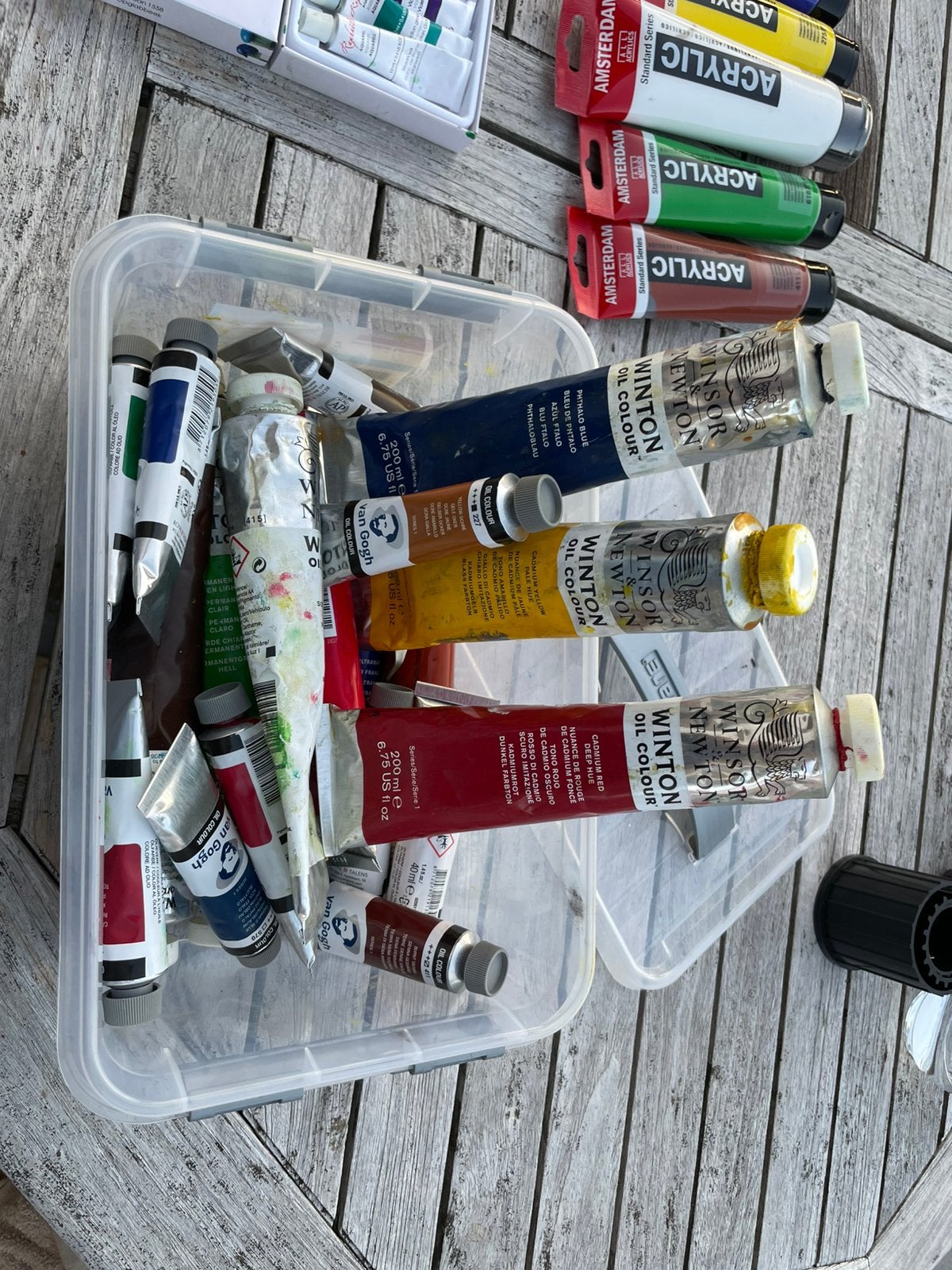 Olieverf tubes te koop, Enlèvement, Peinture à l'huile